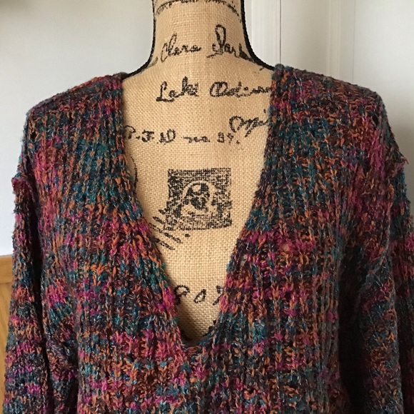 Free People Highland V-Neck Atlantis Combo— Large NWT - Picture 4 of 16